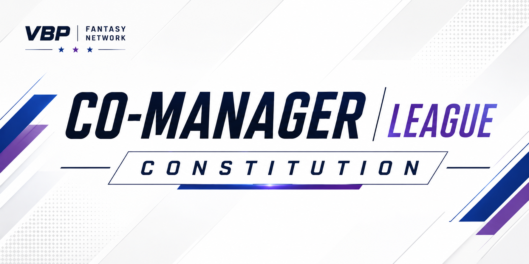 Co-Manager League Constitution
